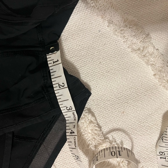 Lululemon black mesh trim shorts - Picture 6 of 6